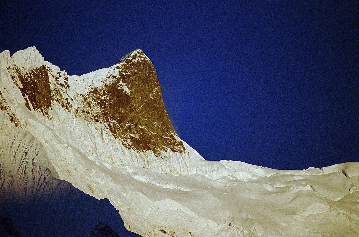 207 Fang Close Up At Sunrise From Annapurna Sanctuary Base Camp